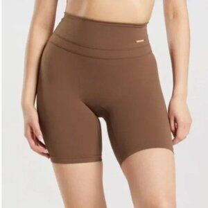 Gymshark X Whitney Brown Biker Short | Size L